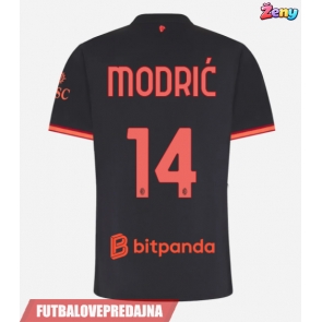 Lacne Ženy Futbalové dres AC Milan Luka Modric #14 2026-27 Krátky Rukáv - Tretina